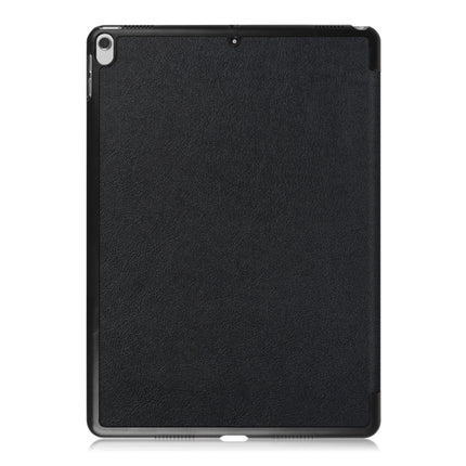 Custer Texture Horizontal Flip Leather Case for  iPad Air 2019 10.5 inch, with Three-folding Holder & Sleep / Wake-up Function