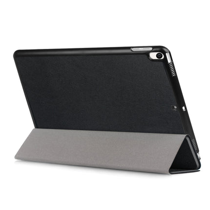 Custer Texture Horizontal Flip Leather Case for  iPad Air 2019 10.5 inch, with Three-folding Holder & Sleep / Wake-up Function