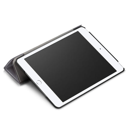 Custer Texture Horizontal Flip Leather Case for  iPad Mini 2019 & Mini 4, with Three-folding Holder & Sleep / Wake-up Function, For iPad Mini 2019 & Mini 4
