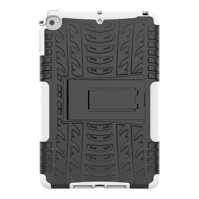 Tire Texture TPU+PC Shockproof Case for iPad Mini 2019, with Holder, For iPad Mini 2019