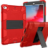 Shockproof Two-color Silicone Protection Shell for iPad Mini 2019 & 4, with Holder (Rose Red+Blue), IPRO0183A, IPRO0183B, IPRO0183C, IPRO0183D, IPRO0183E, IPRO0183F, IPRO0183G, IPRO0183H, IPRO0183I, IPRO0183J, IPRO0183K