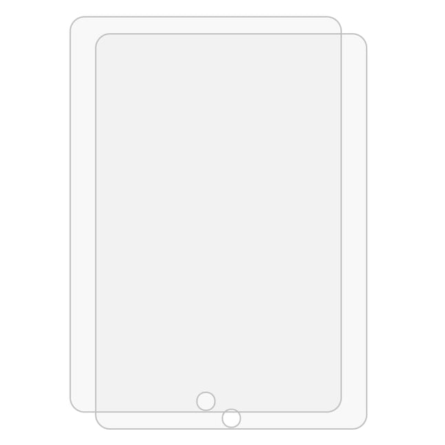 2 PCS For iPad 10.2 2021 / 2020 / 2019 9H Straight Edge Explosion-proof Tempered Glass Film, For iPad 10.2 2021 / 2020 / 2019