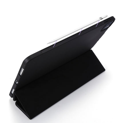 For iPad Pro 11 (2020) PC + PU Leather Tablet Case with Three-folding Holder