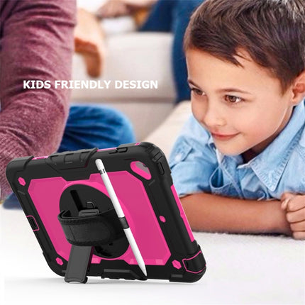 Shockproof Black Silica Gel + Colorful PC Protective Case for iPad Mini 2019 / Mini 4, with Holder & Shoulder Strap & Hand Strap & Pen Slot, iPad Mini 2019 / Mini 4