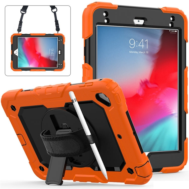 Shockproof Colorful Silica Gel + PC Protective Case for iPad Mini 2019 / Mini 4, with Holder & Shoulder Strap & Hand Strap & Pen Slot, For iPad Mini 2019 / Mini 4