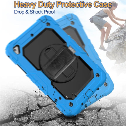 Shockproof Colorful Silica Gel + PC Protective Case for iPad Mini 2019 / Mini 4, with Holder & Shoulder Strap & Hand Strap & Pen Slot, For iPad Mini 2019 / Mini 4