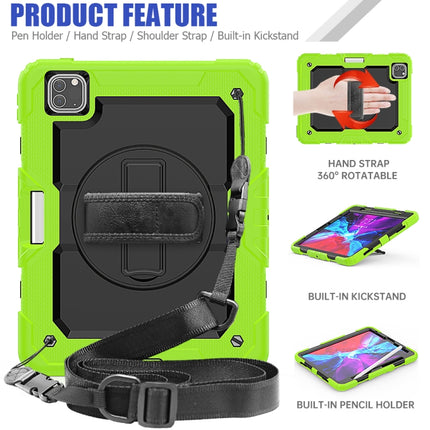 For iPad Pro 11 inch (2018) / Pro 11 inch (2020) Shockproof Colorful Silica Gel + PC Protective Tablet Case with Holder & Shoulder Strap & Hand Strap & Pen Slot, For iPad Pro 11 inch (2018)