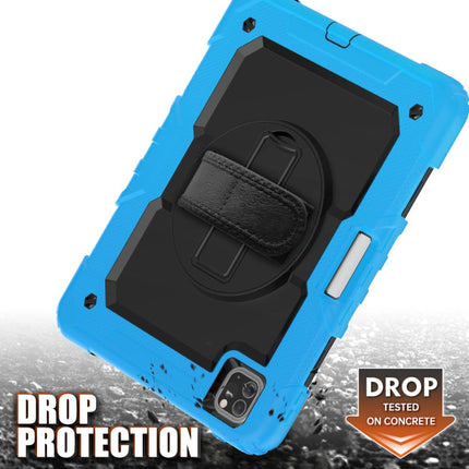 For iPad Pro 11 inch (2018) / Pro 11 inch (2020) Shockproof Colorful Silica Gel + PC Protective Tablet Case with Holder & Shoulder Strap & Hand Strap & Pen Slot, For iPad Pro 11 inch (2018)