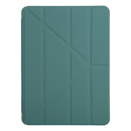 Millet Texture PU+ Silicone Full Coverage Leather Case with Multi-folding Holder for iPad Air (2020) 10.9 inch, For iPad Air (2020) 10.9 inch