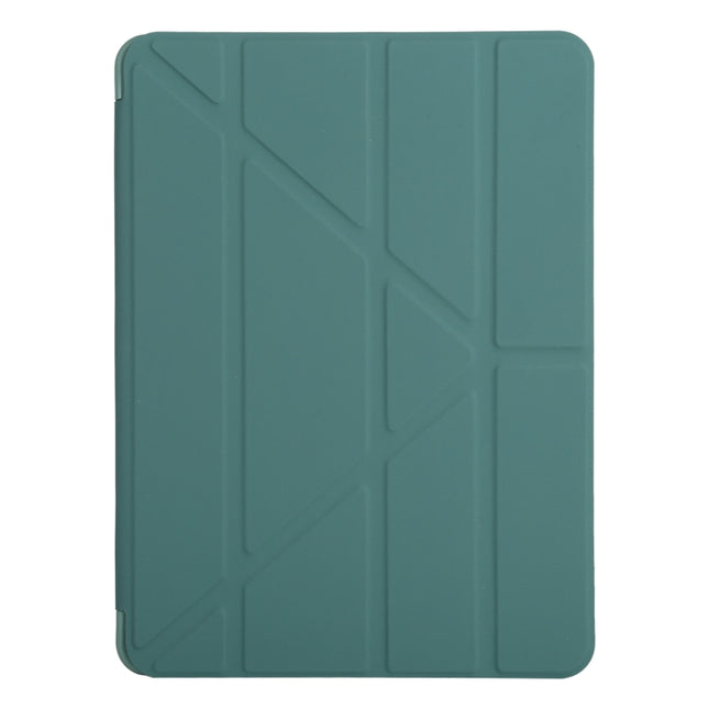 Millet Texture PU+ Silicone Full Coverage Leather Case with Multi-folding Holder for iPad Air (2020) 10.9 inch, For iPad Air (2020) 10.9 inch