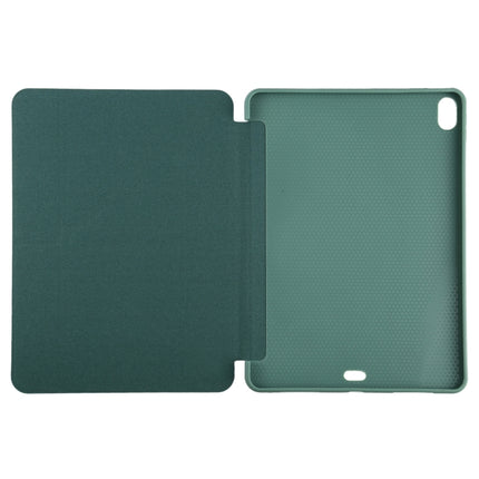 Millet Texture PU+ Silicone Full Coverage Leather Case with Multi-folding Holder for iPad Air (2020) 10.9 inch, For iPad Air (2020) 10.9 inch