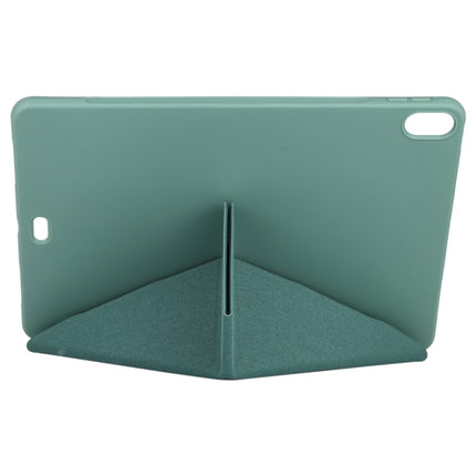 Millet Texture PU+ Silicone Full Coverage Leather Case with Multi-folding Holder for iPad Air (2020) 10.9 inch, For iPad Air (2020) 10.9 inch