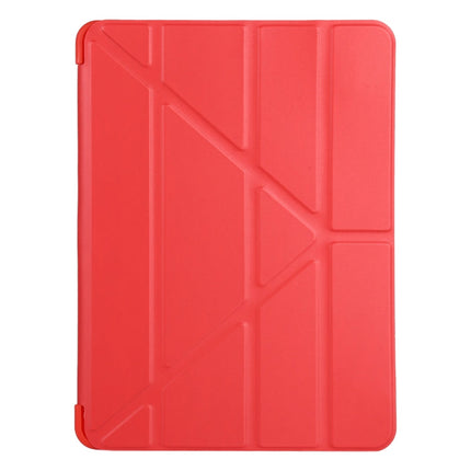 Millet Texture PU+ Silicone Full Coverage Leather Case with Multi-folding Holder for iPad Air (2020) 10.9 inch, For iPad Air (2020) 10.9 inch