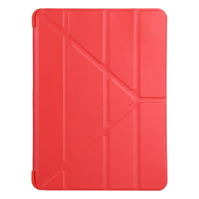 Millet Texture PU+ Silicone Full Coverage Leather Case with Multi-folding Holder for iPad Air (2020) 10.9 inch, For iPad Air (2020) 10.9 inch