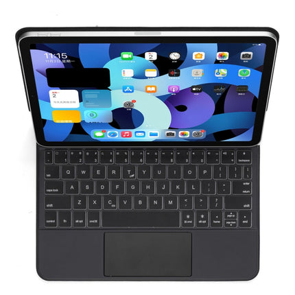 P109 Pro Ultra-thin Detachable Bluetooth Keyboard Leather Tablet Case with Touchpad & White Backlight for iPad Pro 11 inch 2021 / 2020 / 2018 & iPad Air 2020 10.9, P109 Pro