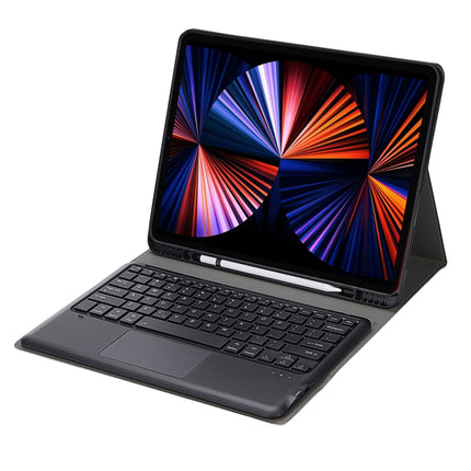 A12B-A Ultra-thin ABS Detachable Bluetooth Keyboard Tablet Case with Touchpad & Pen Slot & Holder for iPad Air 13 2024 / 2025 / Pro 12.9 2021