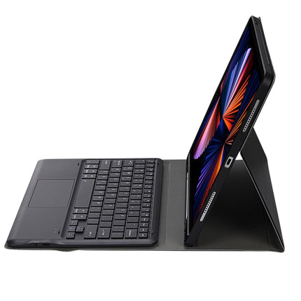 A12B-A Ultra-thin ABS Detachable Bluetooth Keyboard Tablet Case with Touchpad & Pen Slot & Holder for iPad Air 13 2024 / 2025 / Pro 12.9 2021