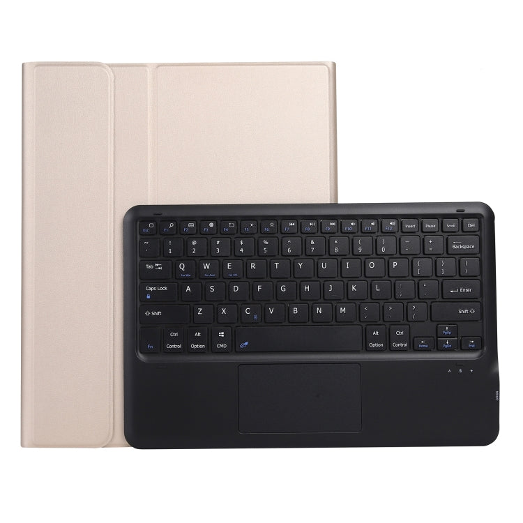 A12B-A Ultra-thin ABS Detachable Bluetooth Keyboard Tablet Case with Touchpad & Pen Slot & Holder for iPad Pro 12.9 2021 / 2020 / 2018