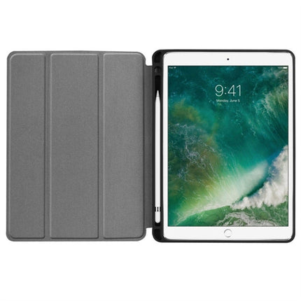 Custer Texture Horizontal Flip Leather Case for iPad Pro 10.5 Inch / iPad Air (2019), with Three-folding Holder & Pen Slot, For iPad Pro 10.5 Inch / iPad Air (2019)