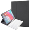 RK11 For iPad Pro 11 inch Silk Texture Detachable Plastic Bluetooth Keyboard Leather Tablet Case with Pen Slot & Stand Function