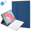 RK11 For iPad Pro 11 inch Silk Texture Detachable Plastic Bluetooth Keyboard Leather Tablet Case with Pen Slot & Stand Function