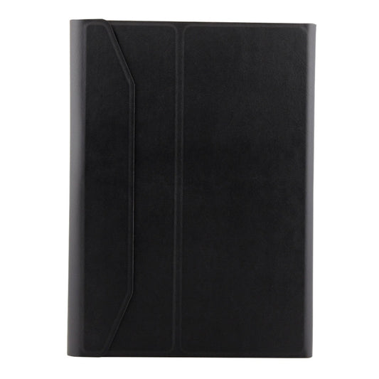 FT2068D For iPad Air 2 & Air 1 / Pro 9.7 inch & 2017 iPad & 2018 iPad Backlight Version Lambskin Texture Detachable Tempered Glass Bluetooth Keyboard Leather Tablet Case with Pen Slot & Stand Function