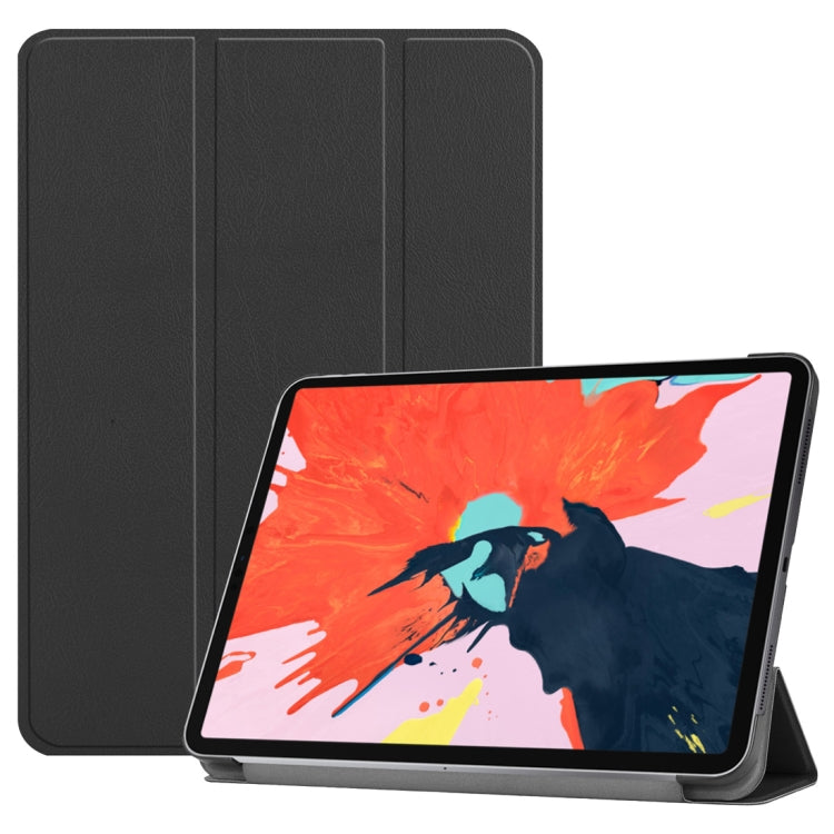 Custer Texture Horizontal Flip PU Leather Case for iPad Air 13 2024 / iPad Pro 12.9 inch (2018), with Three-folding Holder & Sleep / Wake-up Function, For iPad Air 13 2024 / iPad Pro 12.9 inch (2018)