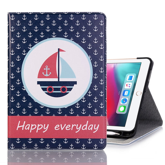 Ship Pattern Horizontal Flip Leather Case for iPad Air 11 2024 / iPad Pro 11 inch (2018),with Card Slots & Holder & Wallet & Photo Frame & Pen slot, For iPad Air 11 2024 / iPad Pro 11 inch (2018)