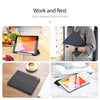 For iPad 10.2 DUX DUCIS Domo Series Horizontal Flip Magnetic PU Leather Case with Three-folding Holder & Pen Slot & Sleep / Wake-up Function, For iPad 10.2