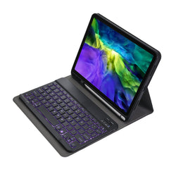 A11BS 2020 Ultra-thin ABS Detachable Bluetooth Keyboard Tablet Case for iPad Pro 11 2022 / 2021 / Air4 / Air5, with Backlight & Pen Slot & Holder, For iPad Pro 11 inch (2020)