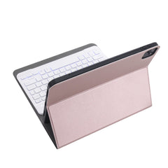 A11BS 2020 Ultra-thin ABS Detachable Bluetooth Keyboard Tablet Case for iPad Pro 11 2022 / 2021 / Air4 / Air5, with Backlight & Pen Slot & Holder, For iPad Pro 11 inch (2020)