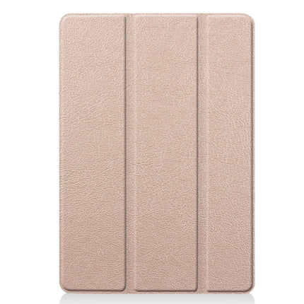For iPad 10.2 Custer Texture Horizontal Flip Smart PU Leather Case with Sleep / Wake-up Function & Three-folding Holder, For iPad 10.2