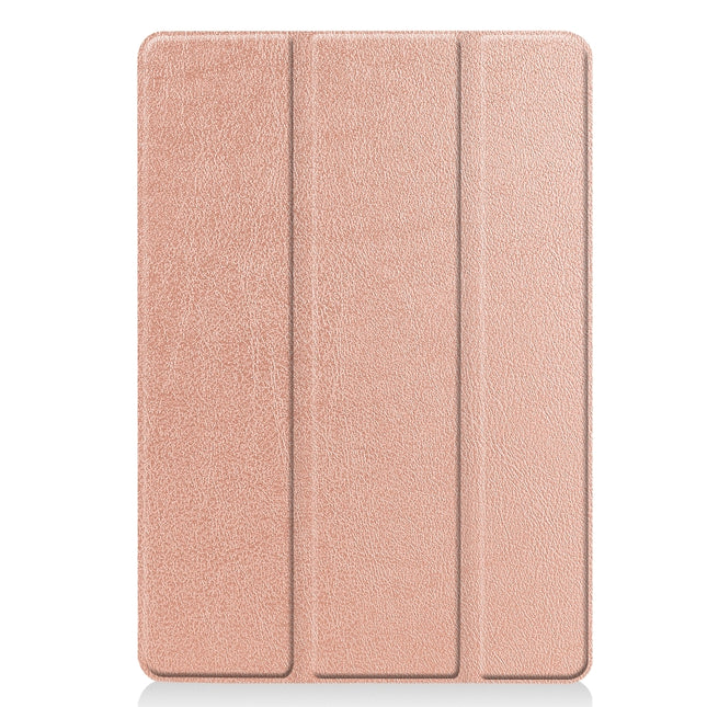 For iPad 10.2 Custer Texture Horizontal Flip Smart PU Leather Case with Sleep / Wake-up Function & Three-folding Holder, For iPad 10.2