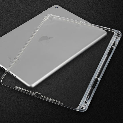 Transparent TPU Soft Protective Back Cover Case for iPad Pro 10.5 inch, with Pen Slots