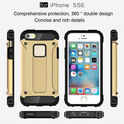 Tough Armor TPU + PC Combination Case for iPhone SE & 5 & 5s