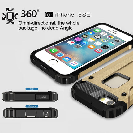 Tough Armor TPU + PC Combination Case for iPhone SE & 5 & 5s