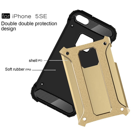 Tough Armor TPU + PC Combination Case for iPhone SE & 5 & 5s