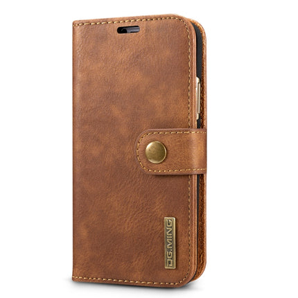 For iPhone X / XS DG.MING  Crazy Horse Texture Horizontal Flip Detachable Magnetic Protective Case with Holder & Card Slots & Wallet, iPhone  X, For  X, iPhone X