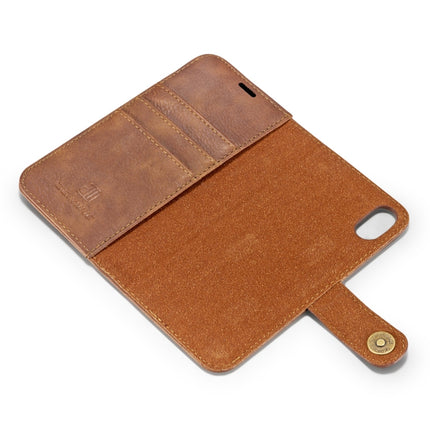 For iPhone X / XS DG.MING  Crazy Horse Texture Horizontal Flip Detachable Magnetic Protective Case with Holder & Card Slots & Wallet, iPhone  X, For  X, iPhone X