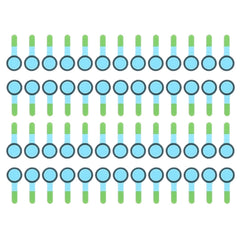 100 PCS Front Camera (Small) Sponge Foam Slice Pads for iPhone X, For iPhone X (Small)