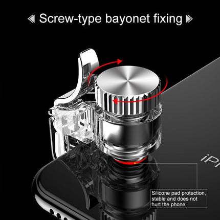 R11 Press Eat Chicken Mobile Phone Trigger Shooting Controller Button Handle, R11 Transparent