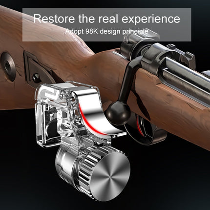 R11 Press Eat Chicken Mobile Phone Trigger Shooting Controller Button Handle, R11 Transparent