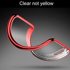 For iPhone X CAFELE Ultra-thin Electroplating Soft TPU Protective Back Cover Case with Ring Holder