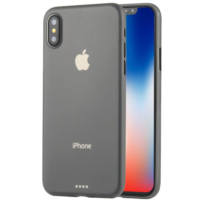 For iPhone X / XS Ultra-thin Frosted PP Protective Back Cover Case, For X PP