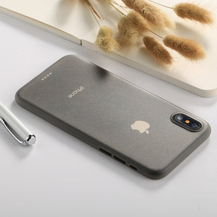 For iPhone X / XS Ultra-thin Frosted PP Protective Back Cover Case, For X PP