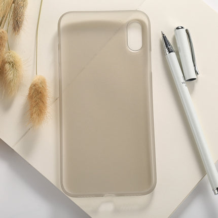 For iPhone X / XS Ultra-thin Frosted PP Protective Back Cover Case, For X PP