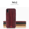 For iPhone X MOFI Element Series Wood Texture Soft Protective Back Cover Case, For X