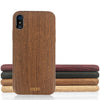 For iPhone X MOFI Element Series Wood Texture Soft Protective Back Cover Case, For X