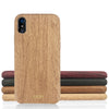 For iPhone X MOFI Element Series Wood Texture Soft Protective Back Cover Case, For X