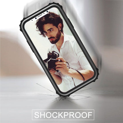 For iPhone X / XS Diamond Series Electroplating PC +  Silicone Protective Case, For iPhone X